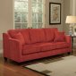 Rose Chenille Fabric Modern Sofa & Loveseat Set w/Options
