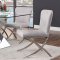 Noralie Dining Table 71280 in Mirror by Acme w/Options