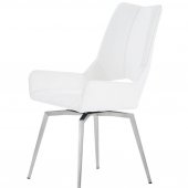 D4878DC Dining Chair Set of 4 in White PU by Global
