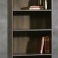 Cinnamon Cherry Finish Modern 5 Shelf Bookcase