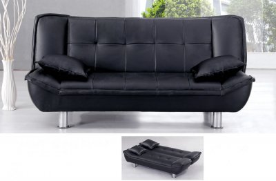 Sofa Beds Furniture on Sofa Bed Aesb 005 Black At Furniture Depot