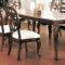 Brown Finish Classic 7Pc Dining Room Set w/Optional Buffet