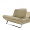Roxi Sofa in Beige Full Leather by At Home USA w/Options