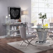 Noralie Dining Table 71285 by Acme w/Optional 71182 Chairs