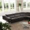S805 Sectional Sofa in Chocolate Leather by Pantek