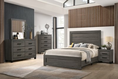 8321 Bedroom Set 5Pc in Grey by Lifestyle w/Options