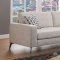 Crocosmia Sectional Sofa 53100 in Beige Chenille by Acme