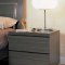 Ash Finish Modern 5Pc Bedroom Set w/Queen Size Storage Bed