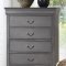 Louis Phillipe Bedroom Set 5Pc in Gray by Lifestyle w/Options
