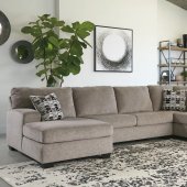 Ballinasloe Sectional Sofa 80702 in Platinum Fabric by Ashley