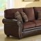 Beckstead 9735 Sofa by Homelegance in Fabric & Vinyl w/Options