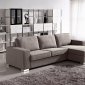 1264 Sectional Sofa Bed Convertible in Fabric by ESF