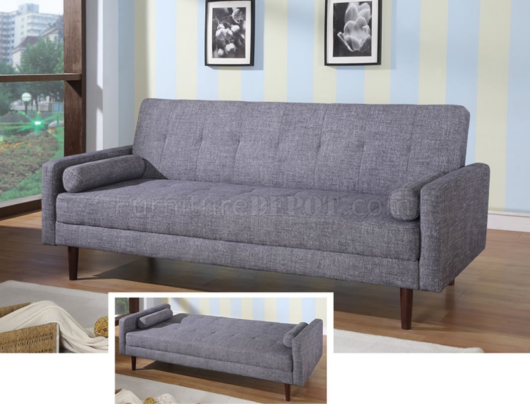 Modern Fabric Sofa Bed Convertible KK18 Grey