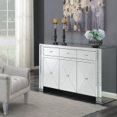 951100 Accent Cabinet in Clear Mirror by Coaster