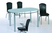 DT001 Dining Table by Beverly Hills w/Glass Top