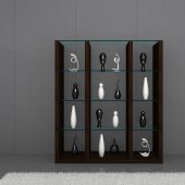 Float Wall Unit in Chocolate High Gloss by J&M