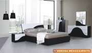 Wenge & White Verona Moden Bedroom w/Optional Casegoods