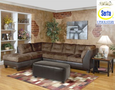 Fabric Sectional Couch on Chocolate Fabric Modern Sectional Sofa W Optional Ottoman At Furniture