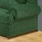 Sage Fabric Living Room Sofa & Loveseat Set w/Rolled Arms