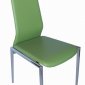 Set of 4 Green Bicast Elegant Modern Dining Chairs