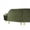 Serpentine Sectional Sofa 671 in Olive Velvet Fabric by Meridian