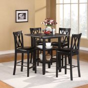 Norman 2514BK-36 5Pc Counter Height Dinette Set by Homelegance