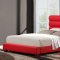 5795 Aven Upholstered Bed by Homelegance in Red w/Options