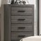 8321 Bedroom Set 5Pc in Grey by Lifestyle w/Options