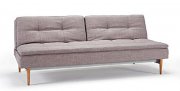 Dublexo Sofa Bed in Fabric by Innovation w/Light Wood Legs