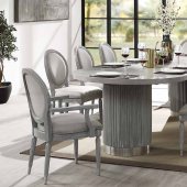 Adalynn Dining Table DN02124 in Gray Oak by Acme w/Options