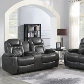 Korbach Power Motion Sofa 603414PP Charcoal by Coaster w/Options