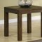 Distressed Brown Finish Modern Coffee Table w/Options