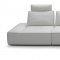 1323 Modular Sectional Sofa in Grey Italian Full Leather by J&M