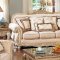 "Catherine Antique White" Sofa in Fabric w/Optional Items