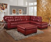 Shi 53615 Sectional Sofa in Cardinal by Acme w/Options