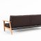 Splitback Sofa Bed in Brown w/Frej Arms by Innovation w/Options