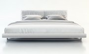MD327 Bloome Bed by Modloft in White Bonded Leather w/Options
