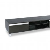 Wenge Finish Contemporary Tv Stand With Storage Cabinets
