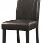 130062 Dining Chairs Set of 4 in Black Leatherette by Coaster