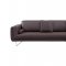 Bruno Sectional Sofa in Espresso Premium Leather by J&M