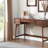 Frolic Counter Ht Office Desk 3590-22 in Brown by Homelegance