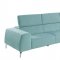 Prose Sectional Sofa 9802TL in Teal Fabric by Homelegance