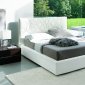 Lily Bed in White Eco-Leather by J&M w/Options