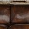 Cognac Top Grain Leather Traditional Sofa w/Optional Items