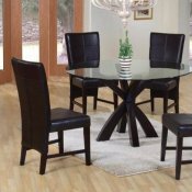 Dark Cappuccino Finish Dinette Table w/Optional Chairs