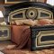 Aida Black with Gold Tone Bedroom by ESF w/Options