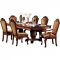 Chateau De Ville Dining Table 04075 in Cherry w/Options by Acme