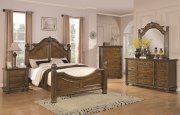 Oak Finish Bartole Classic Bedroom w/Optional Items By Coaster