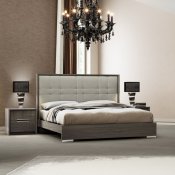 Copenhagen Bedroom in Grey by J&M w/Taupe Headboard & Options