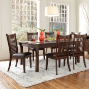 103641 Rivera Dining Table in Dark Merlot by Coaster w/Options